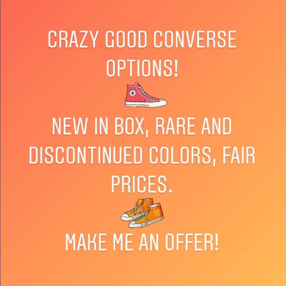 Converse! See Closet for options.